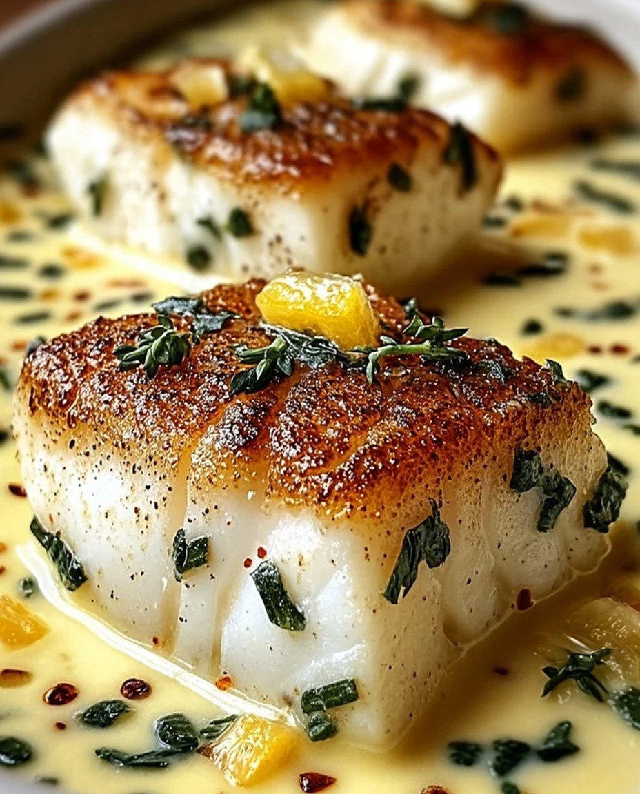 Baked Cod in Coconut Lemon Cream Sauce | Easy Weeknight Dinner 🐟🍋 image 2