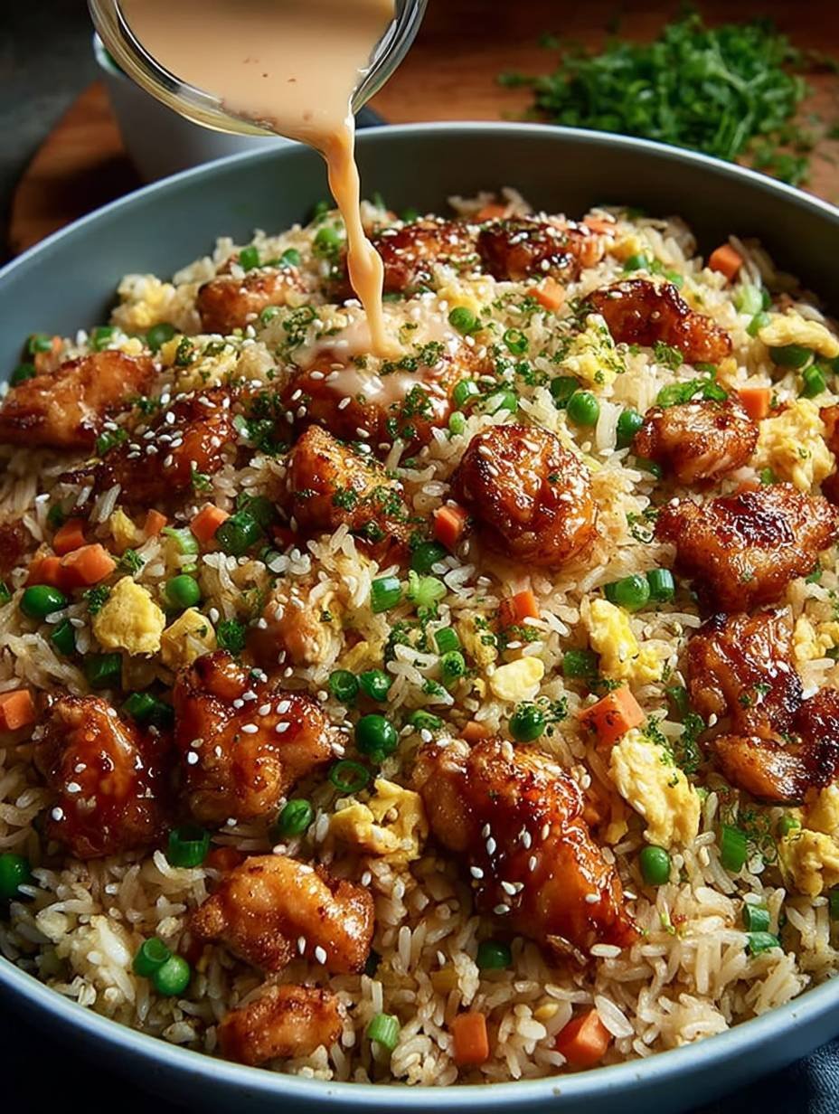 Bang Bang Chicken Fried Rice Recipe is a must-try dish! image 2