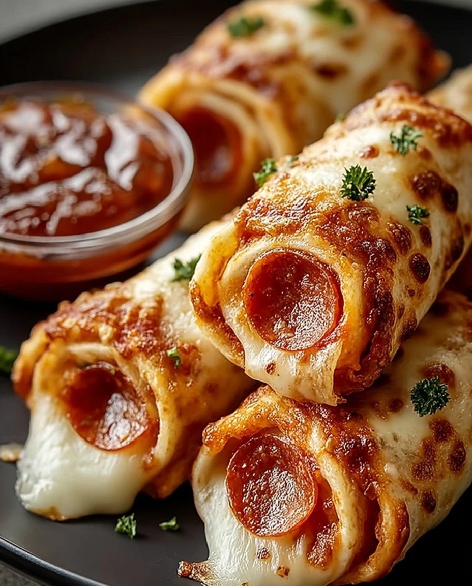 Cheesy Pepperoni Pizza Roll Ups image 2