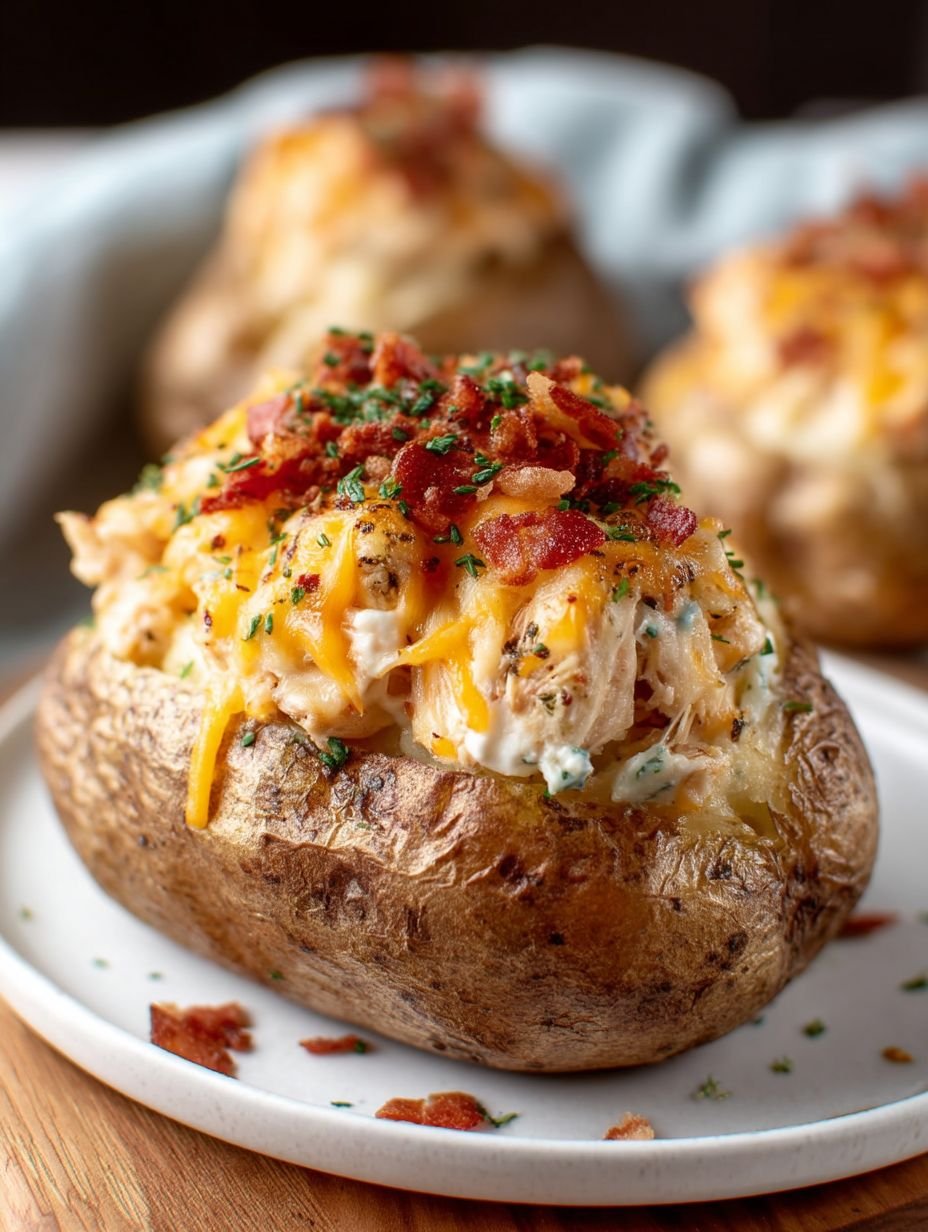 Crack Chicken Stuffed Baked Potatoes image 2