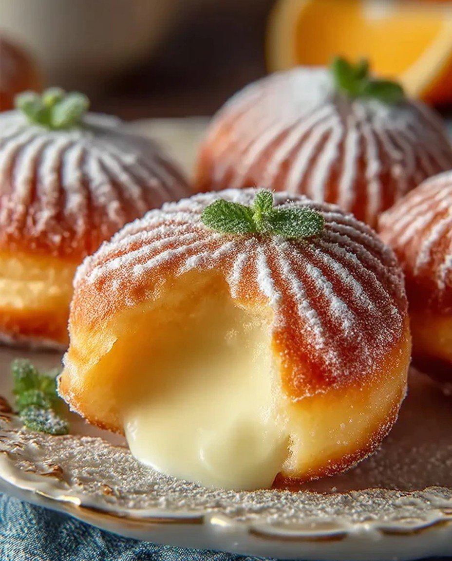 Cream-Filled Bomboloni: Irresistible Italian Doughnuts image 2