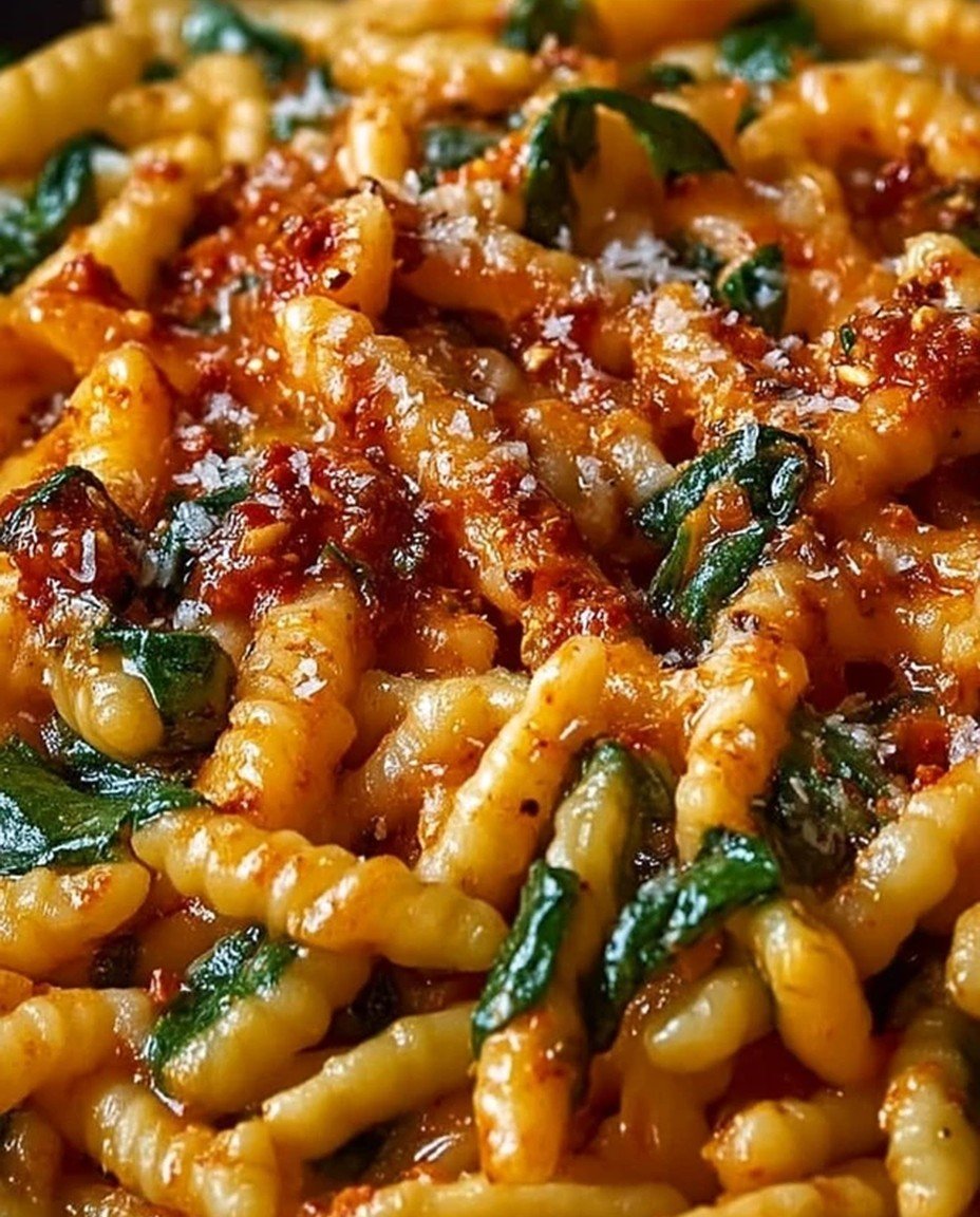 Creamy Basil & Calabrian Chili Cavatelli: A Rich and Spicy Pasta Dish image 2