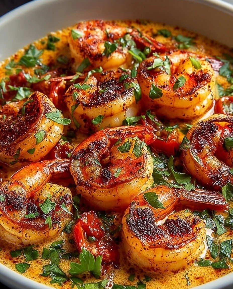 Creamy Garlic Paprika Shrimp | Easy Skillet Shrimp Dinner Recipe image 2