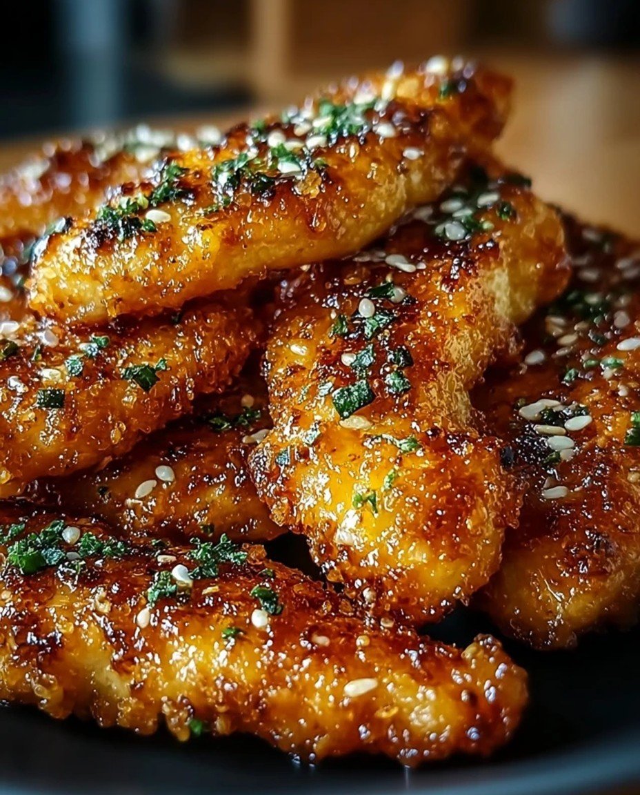 Crispy Air Fryer Honey Butter Garlic Chicken Tenders image 2