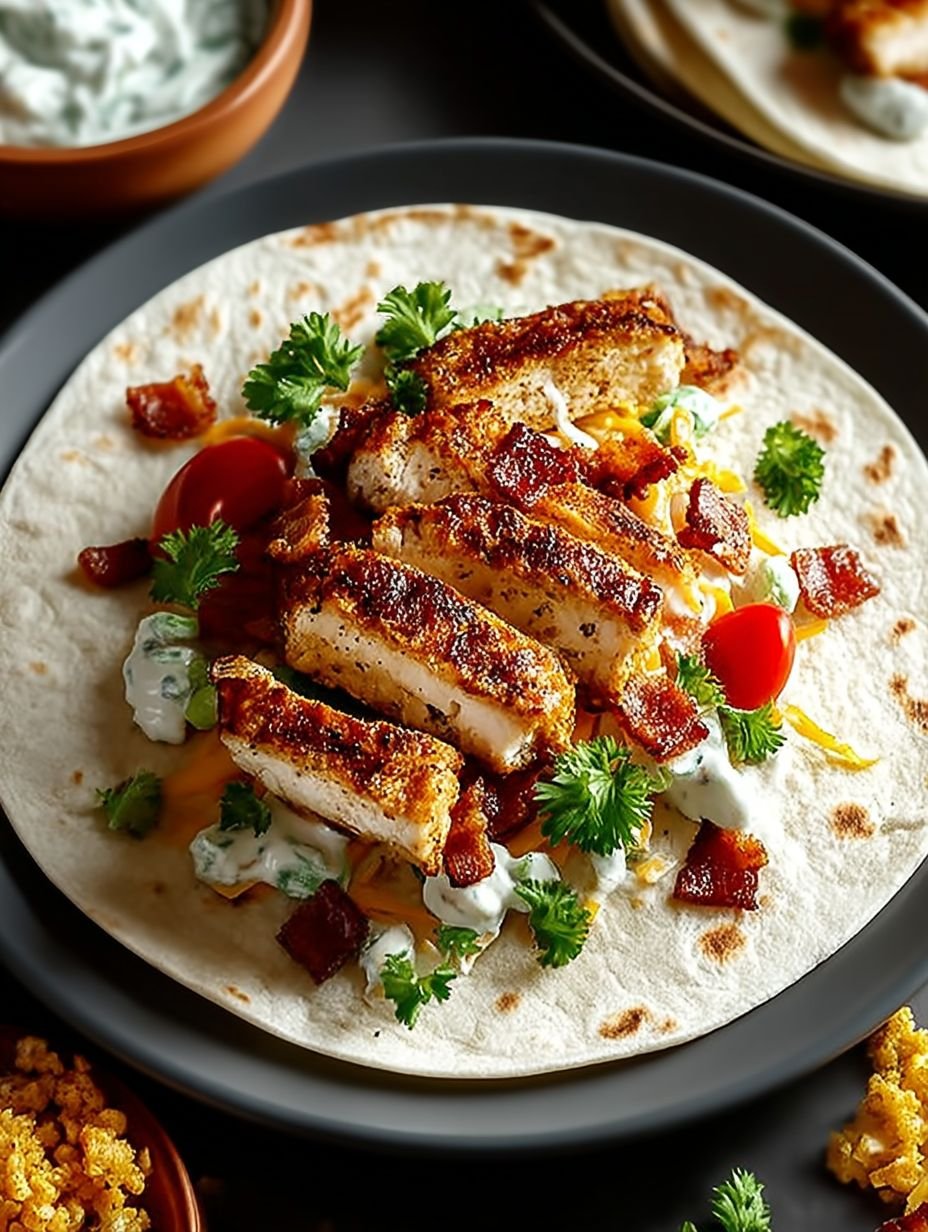 Crispy Chicken Bacon Ranch Wrap image 2