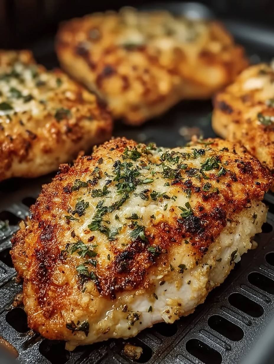 Crispy Garlic Parmesan Chicken in the Air Fryer – Juicy and Delicious! image 2
