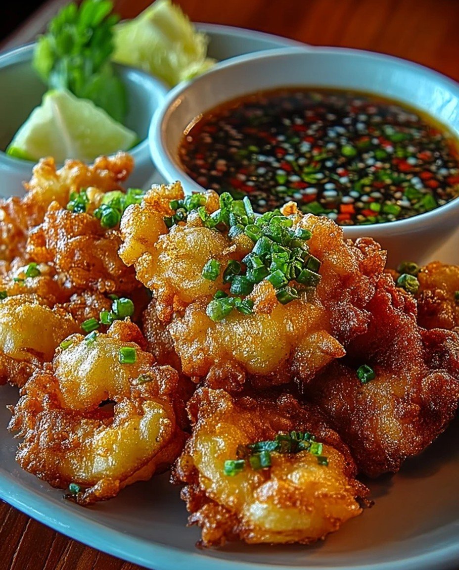 Crispy Vietnamese Shrimp Fritters with Tangy Nuoc Cham Sauce image 2