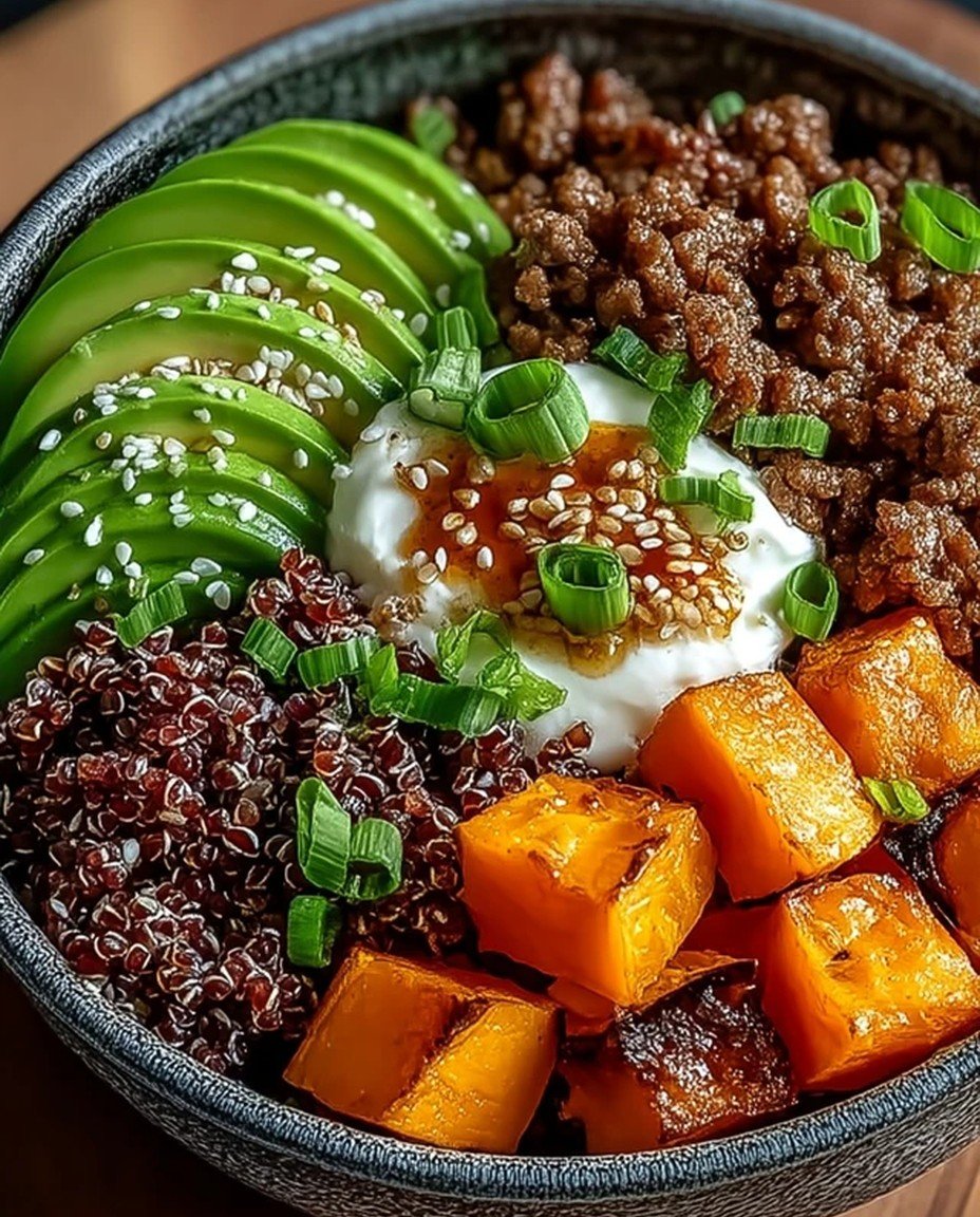 Easy Ground Beef Hot Honey Meal Prep Bowl image 2