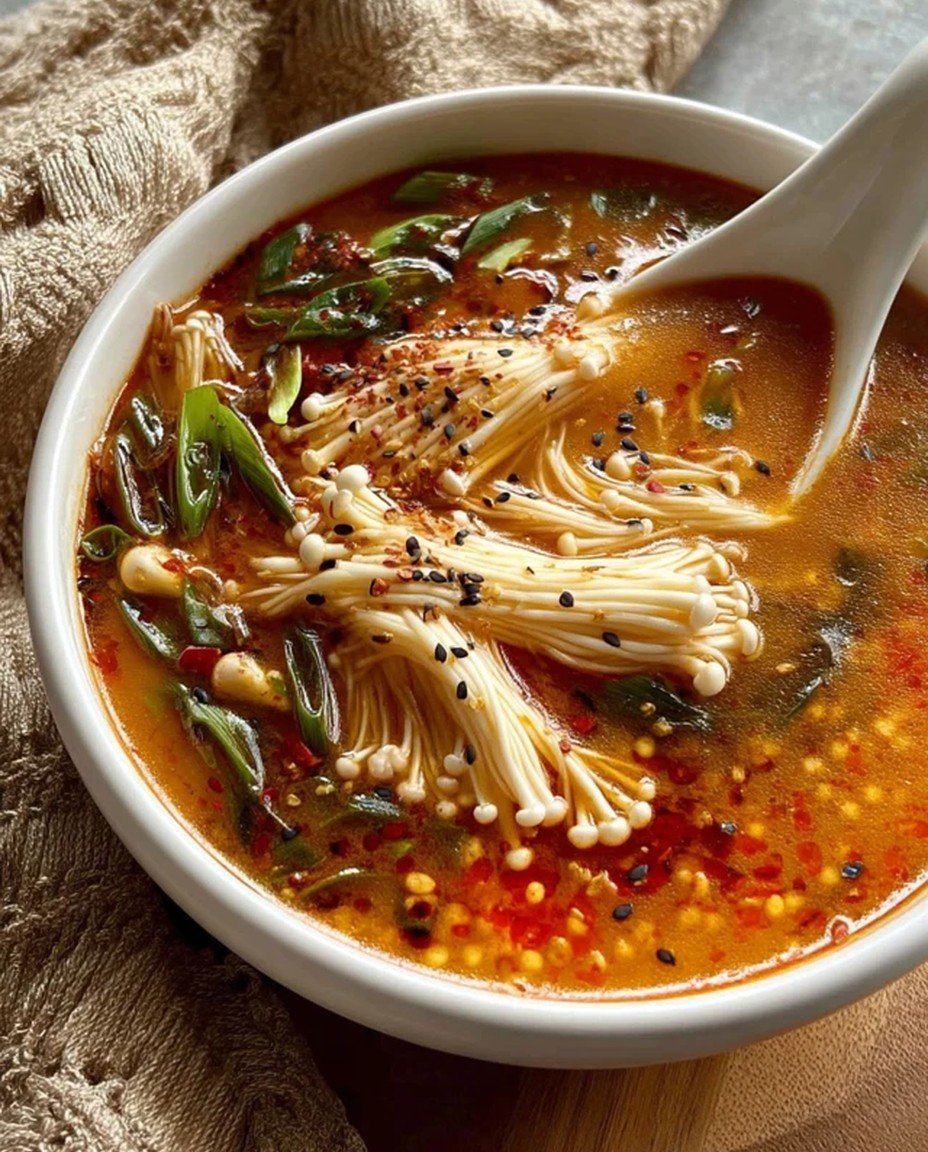 Enoki Mushroom Soup Recipe image 2