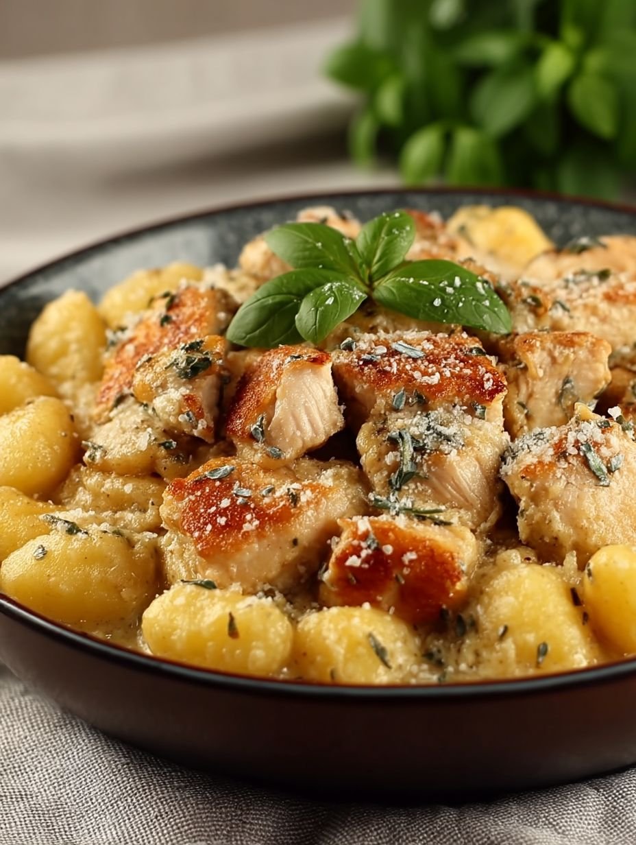 Garlic Chicken Gnocchi Skillet image 2