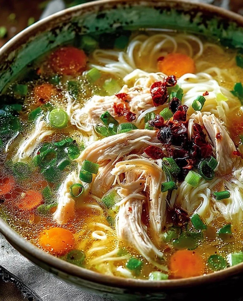 Ginger Garlic Chicken Noodle Soup: An Incredible Ultimate Recipe - Inspired Recipe Box image 2