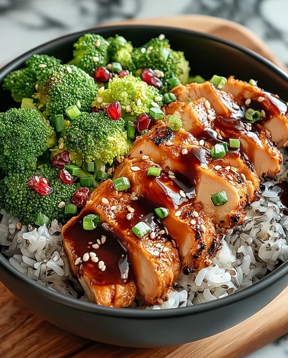 Healthy Sticky Chicken Bowls image 2