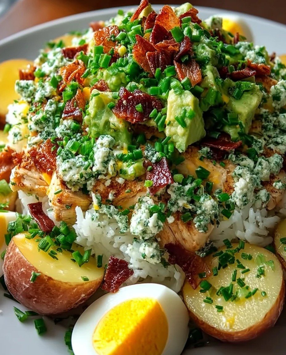 Honey Lime Chicken & Avocado Rice Stack image 2