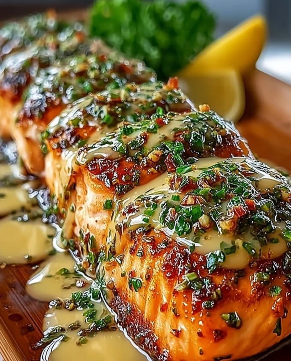 Honey-Lime Garlic Butter Baked Salmon image 2