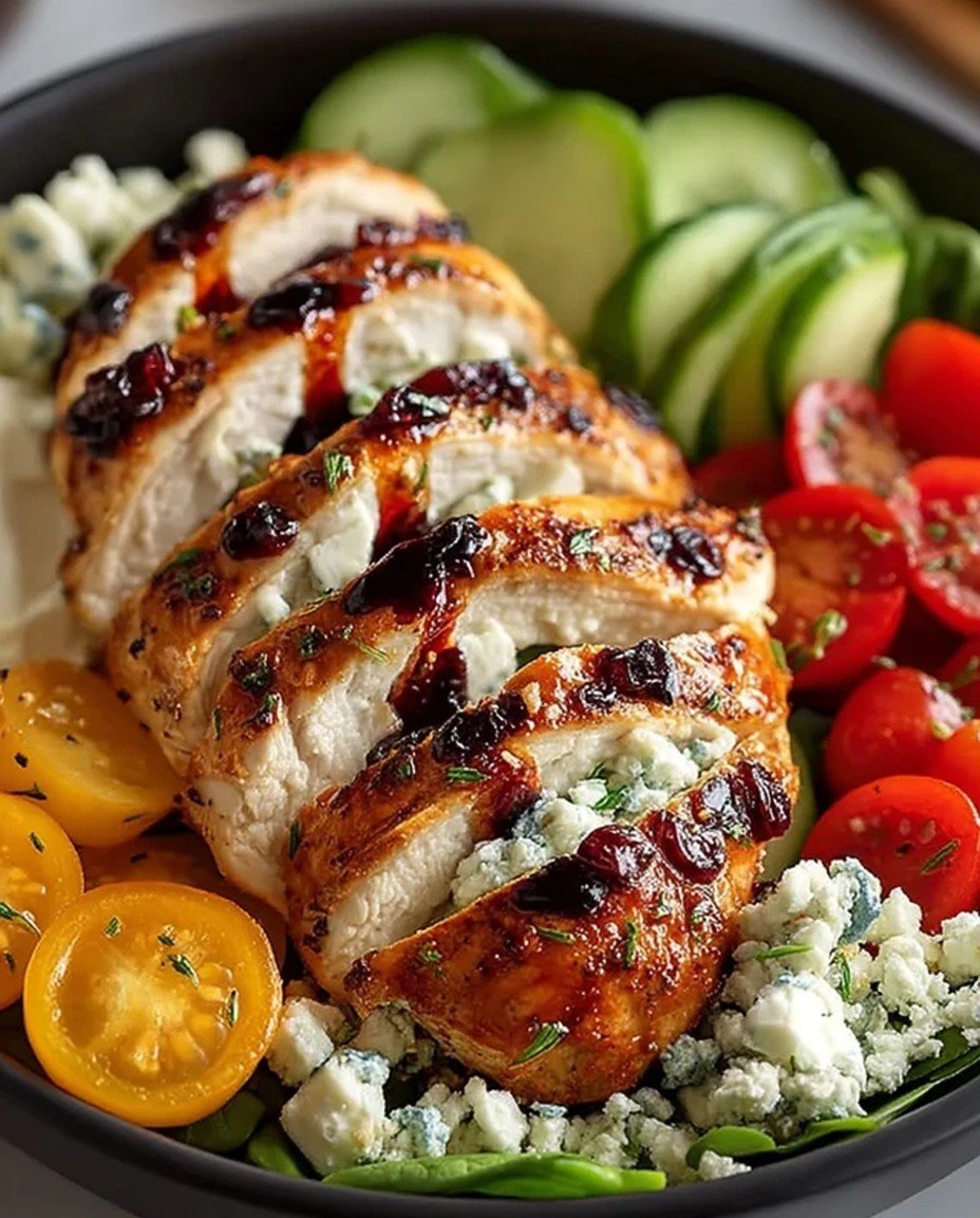 Impressive Cranberry Brie Stuffed Chicken image 2