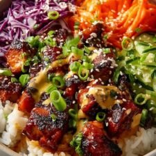 Korean BBQ Chicken Bowls (Easy Weeknight Recipe!)