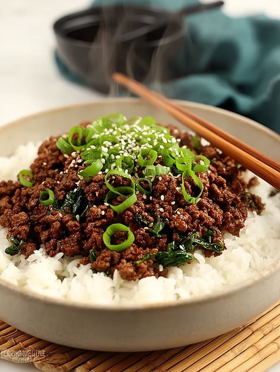 Korean Ground Beef Bowl image 2