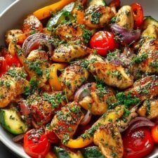 Mediterranean Chicken Stir-Fry – 30-Minute Healthy Recipe