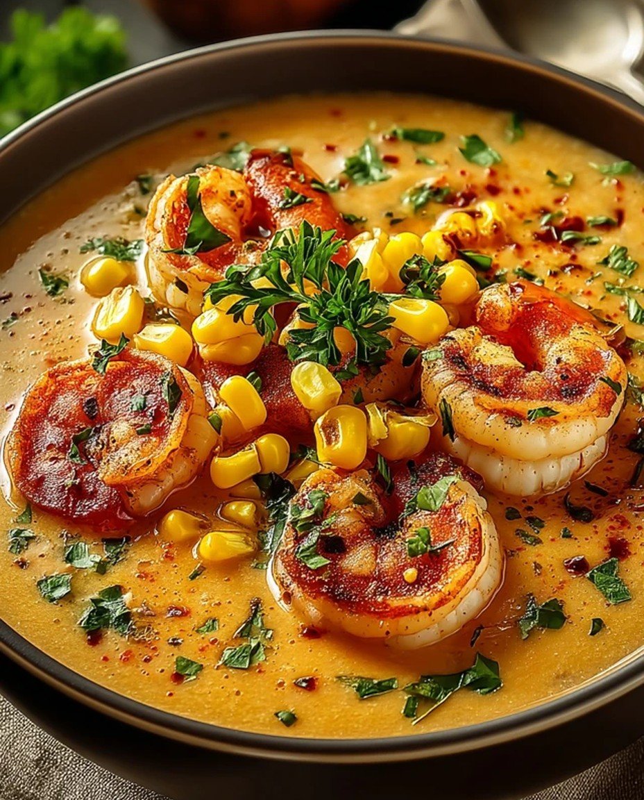 New Orleans Shrimp and Corn Bisque Recipe - Succulent Recipes image 2
