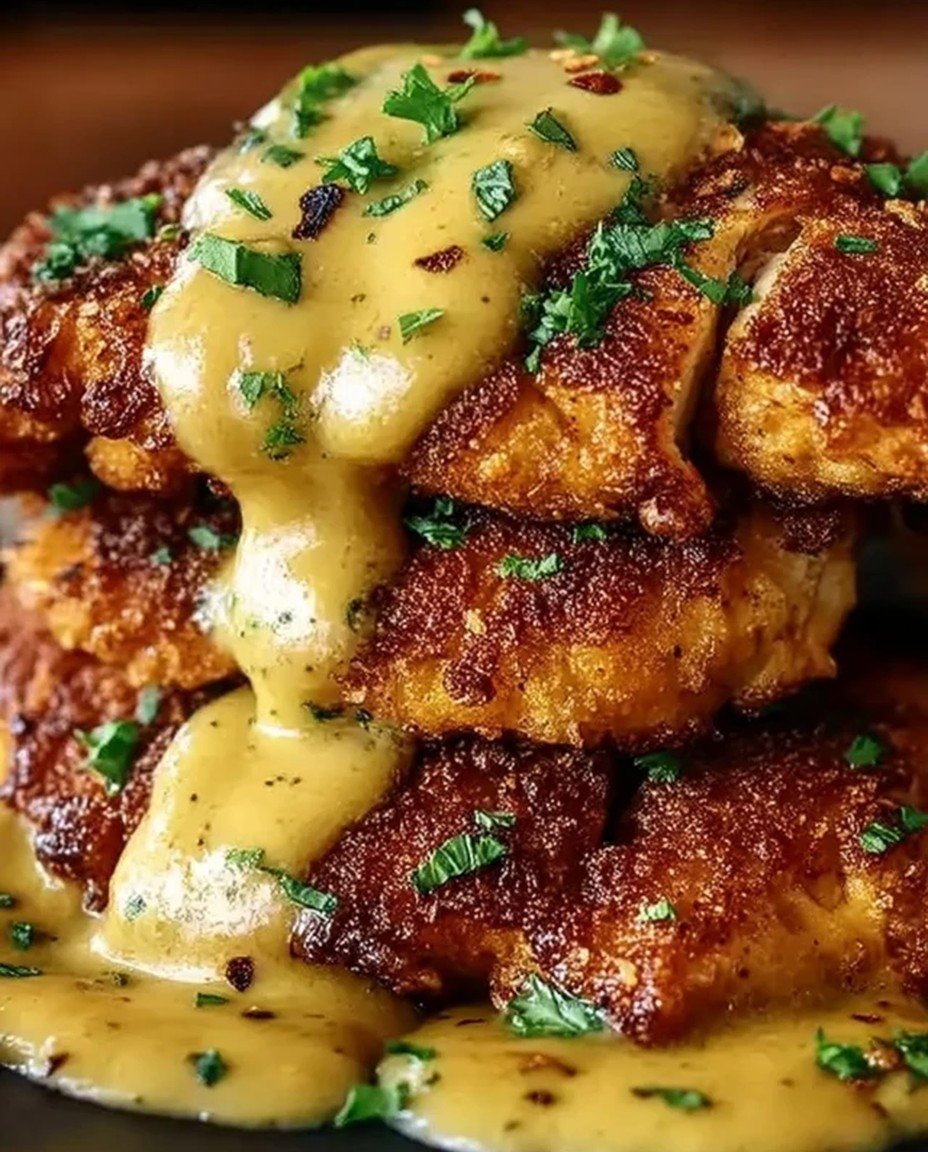 Pretzel Chicken with Mustard-Cheddar Sauce: An Amazing Ultimate Recipe - sublimecake | Recipe in 202 image 2