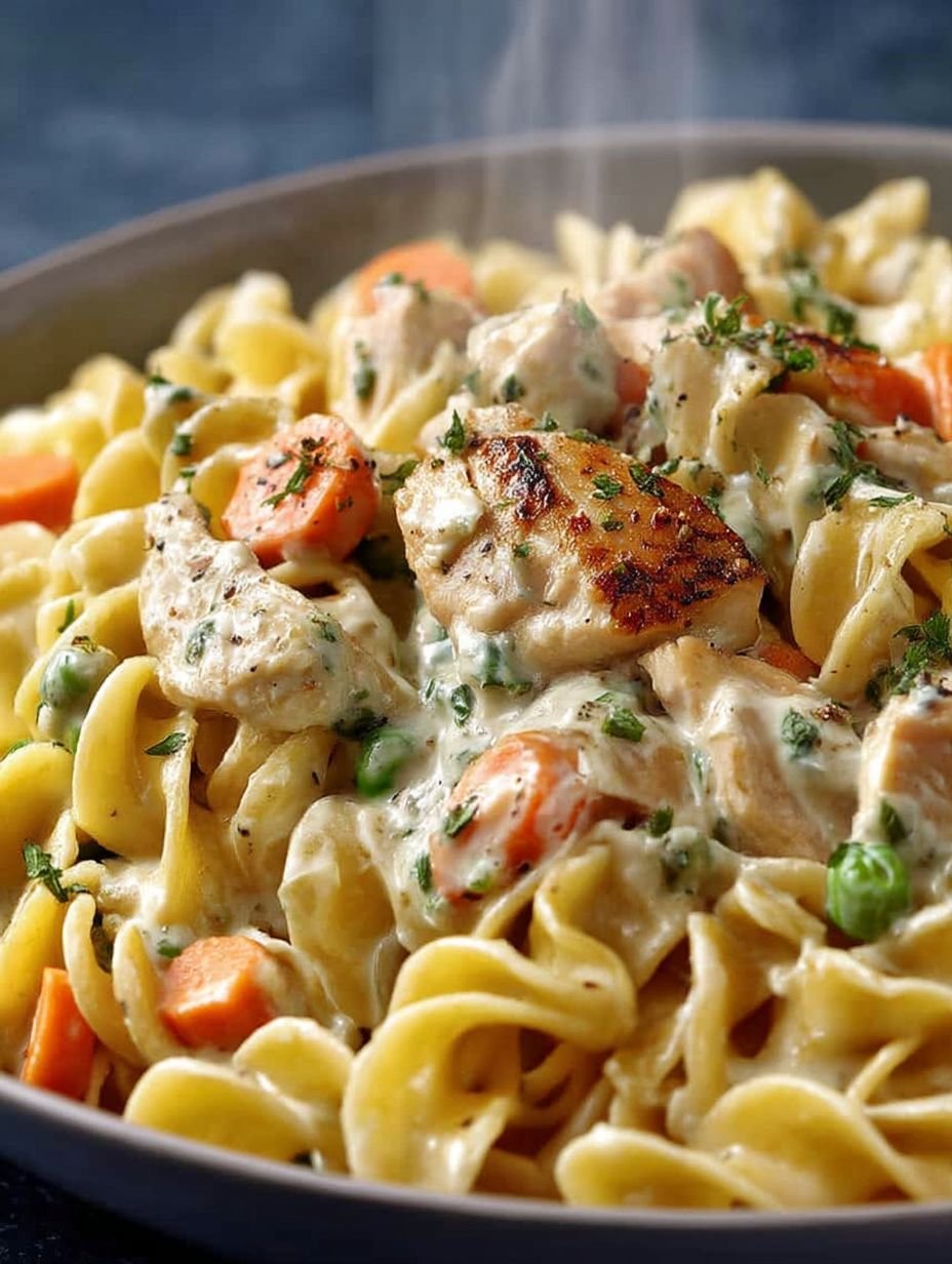 Quick Chicken Pot Pie Pasta image 2
