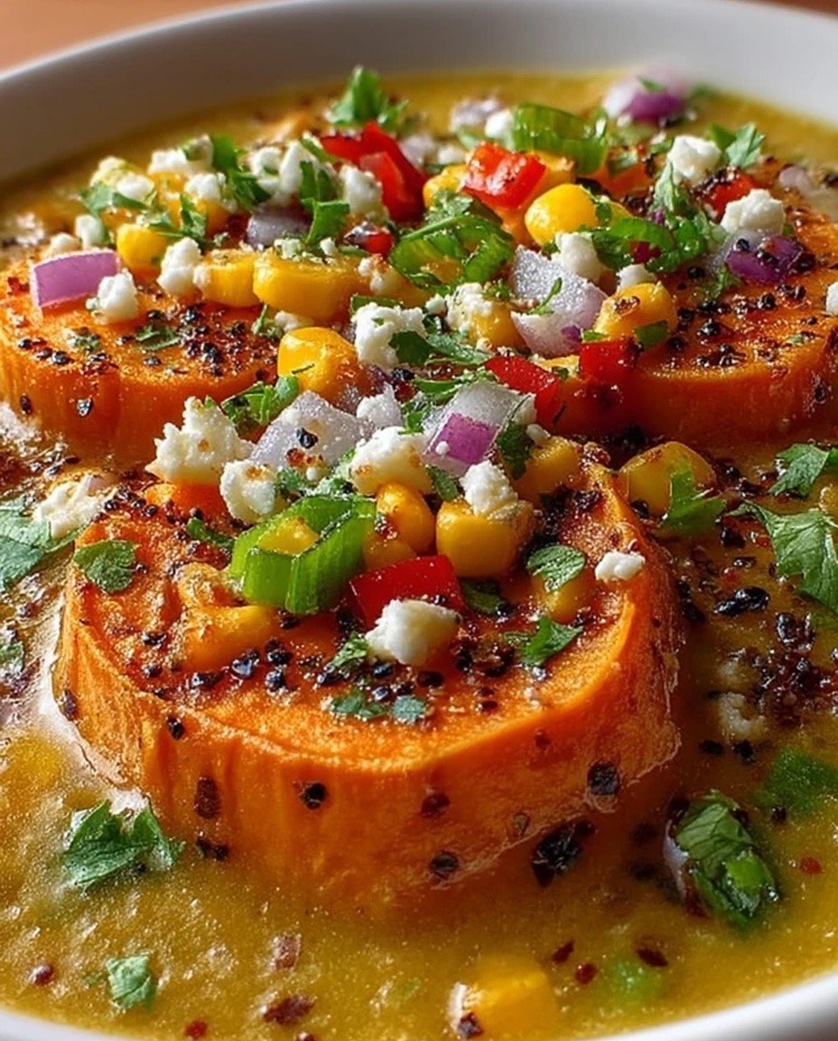 Roasted Sweet Potato Rounds with Honey & Feta image 2