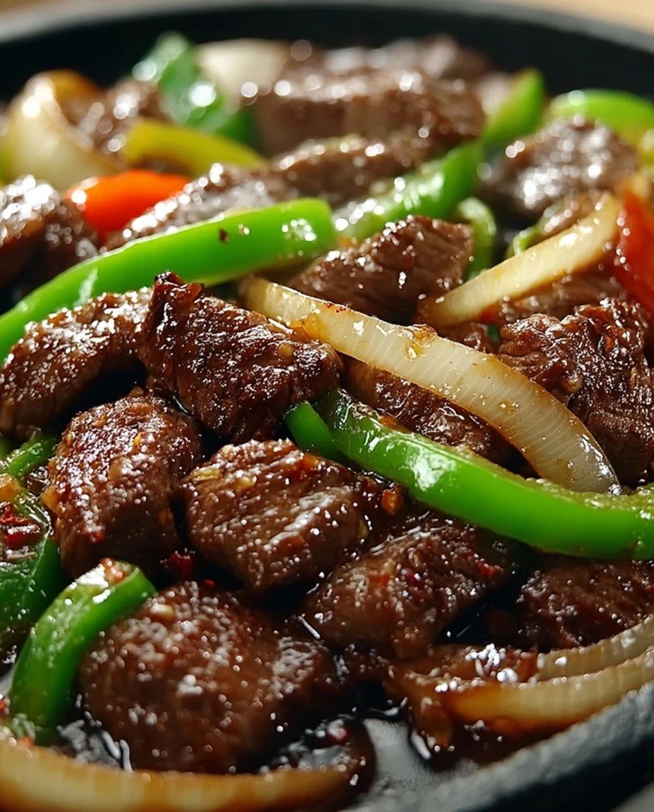 Sizzling Chinese Pepper Steak with Onions - CookTune image 2