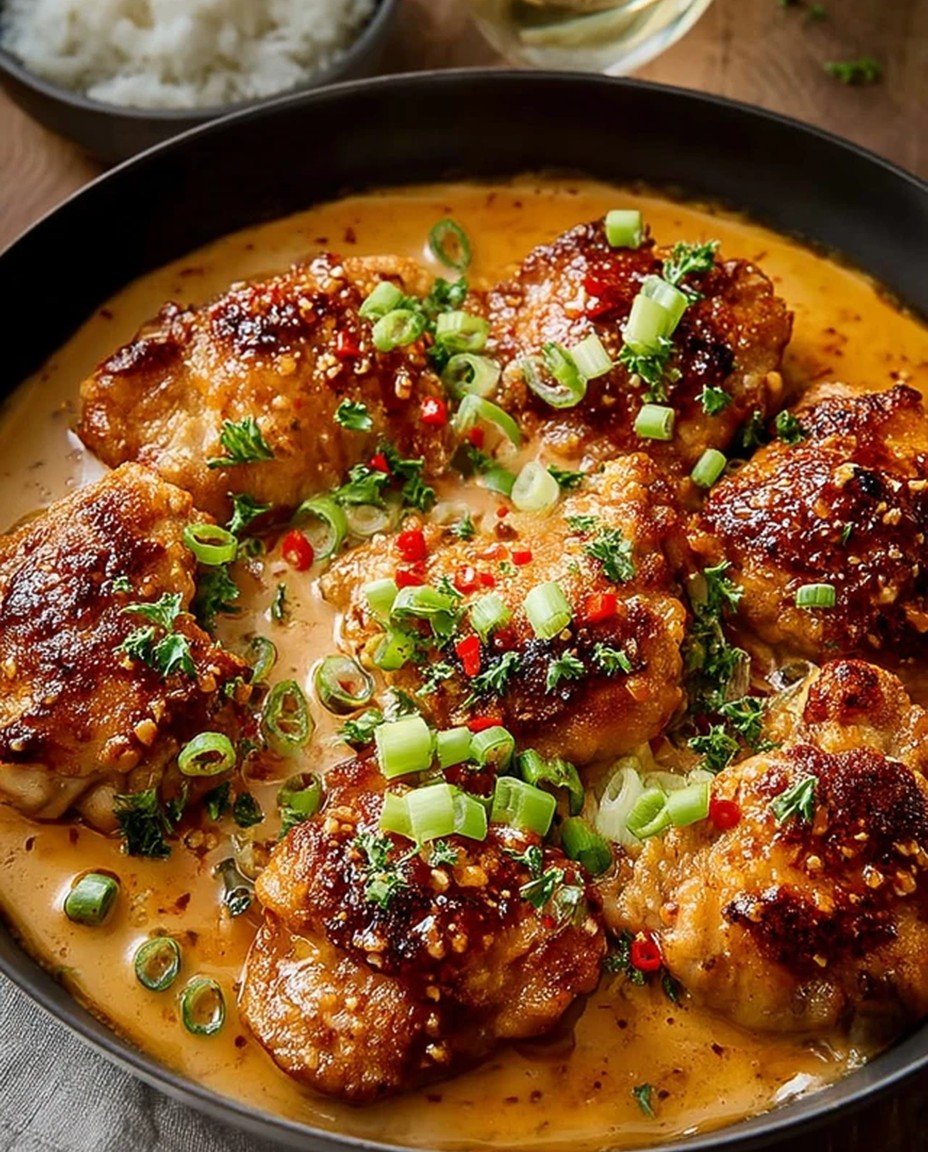 Skillet Bang Bang Chicken Thighs image 2