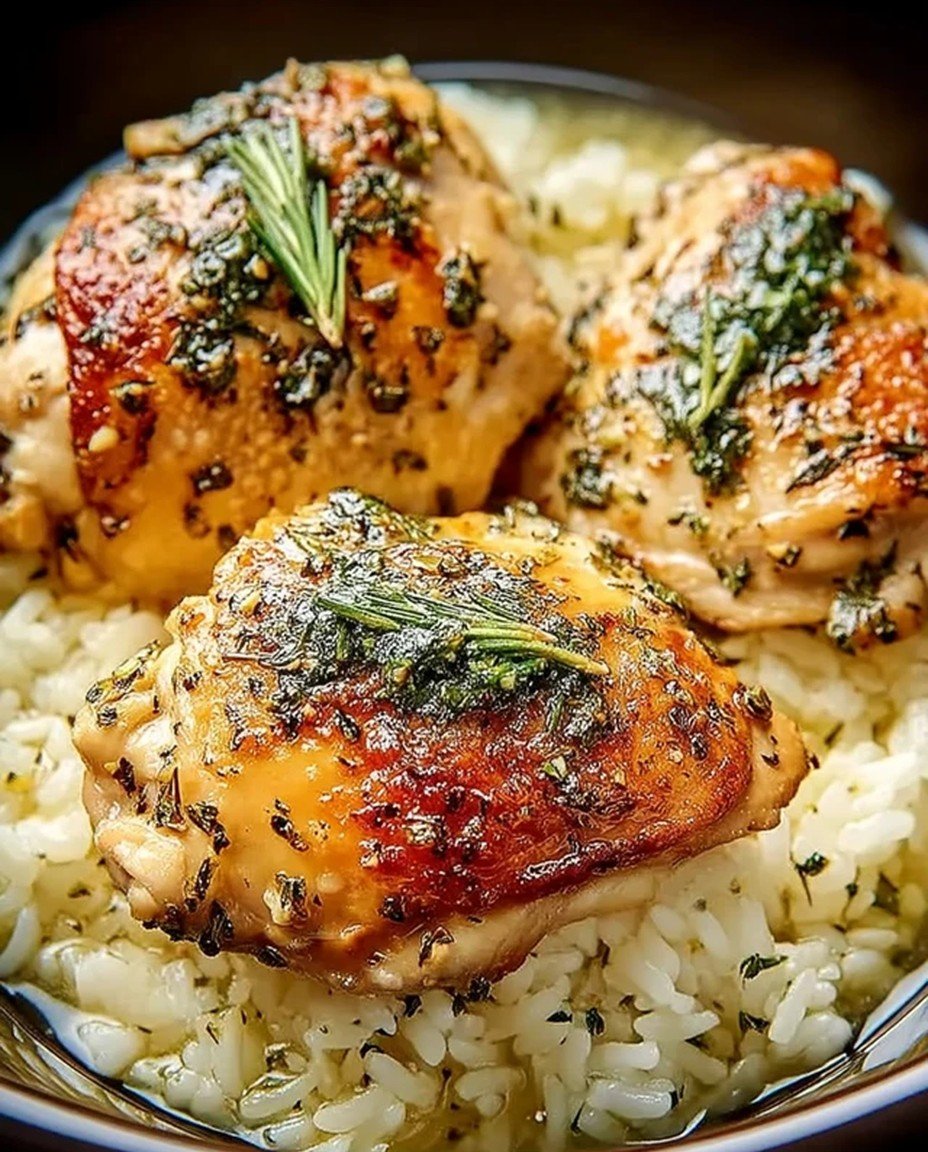 Slow Cooker Lemon Herb Chicken and Rice image 2