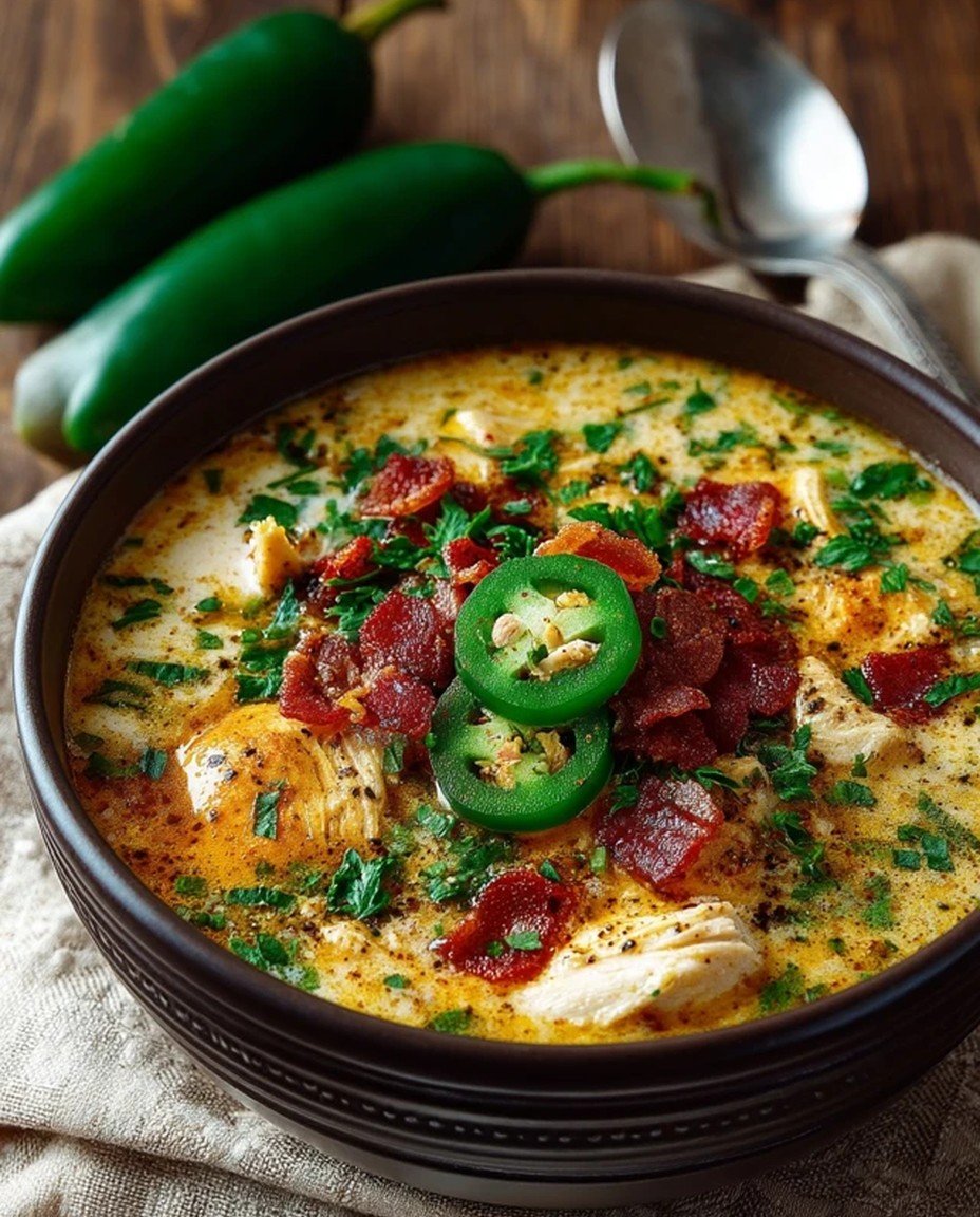 Spicy Jalapeño Popper Chicken Soup image 2