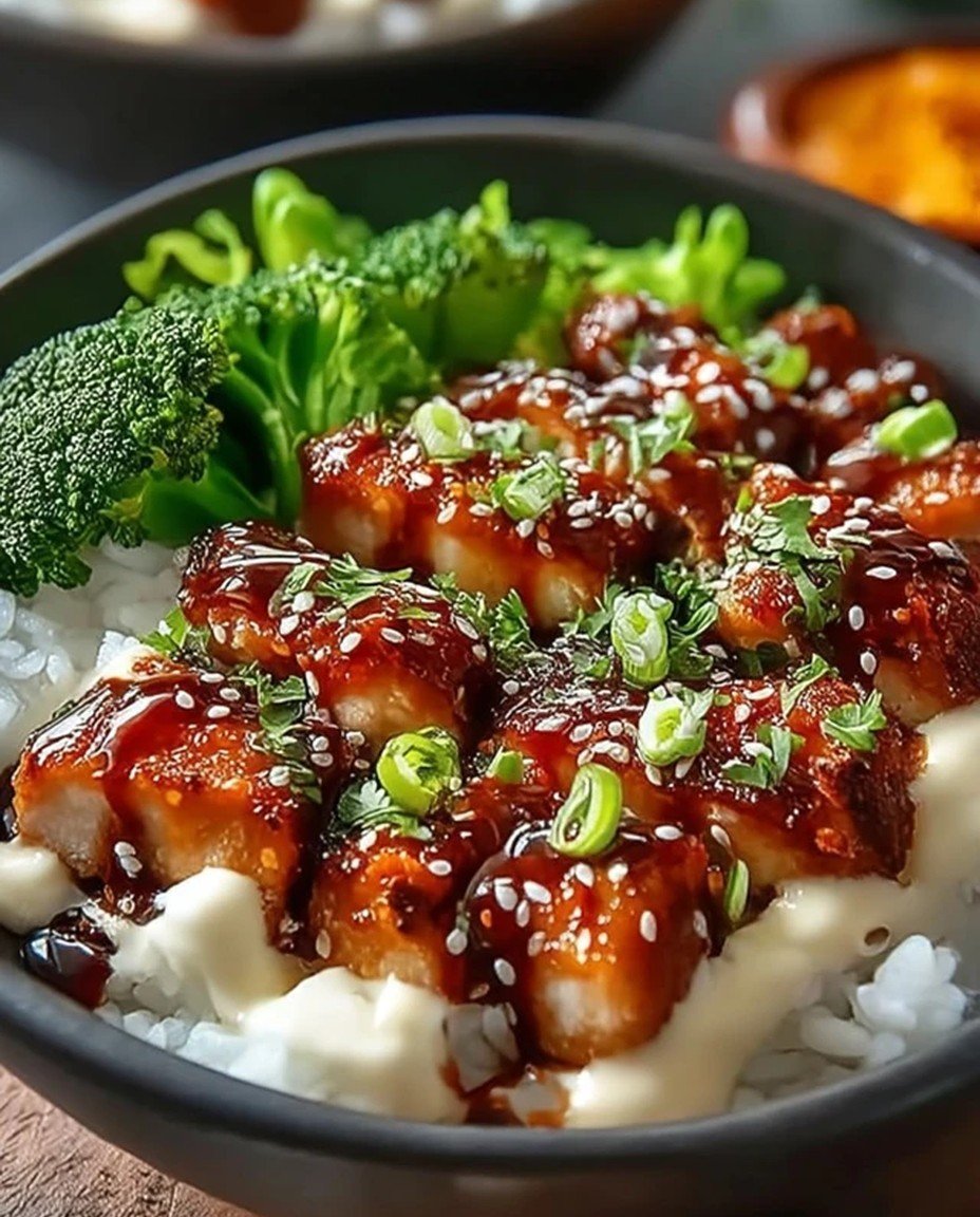 Sticky Chicken Rice Bowls image 2