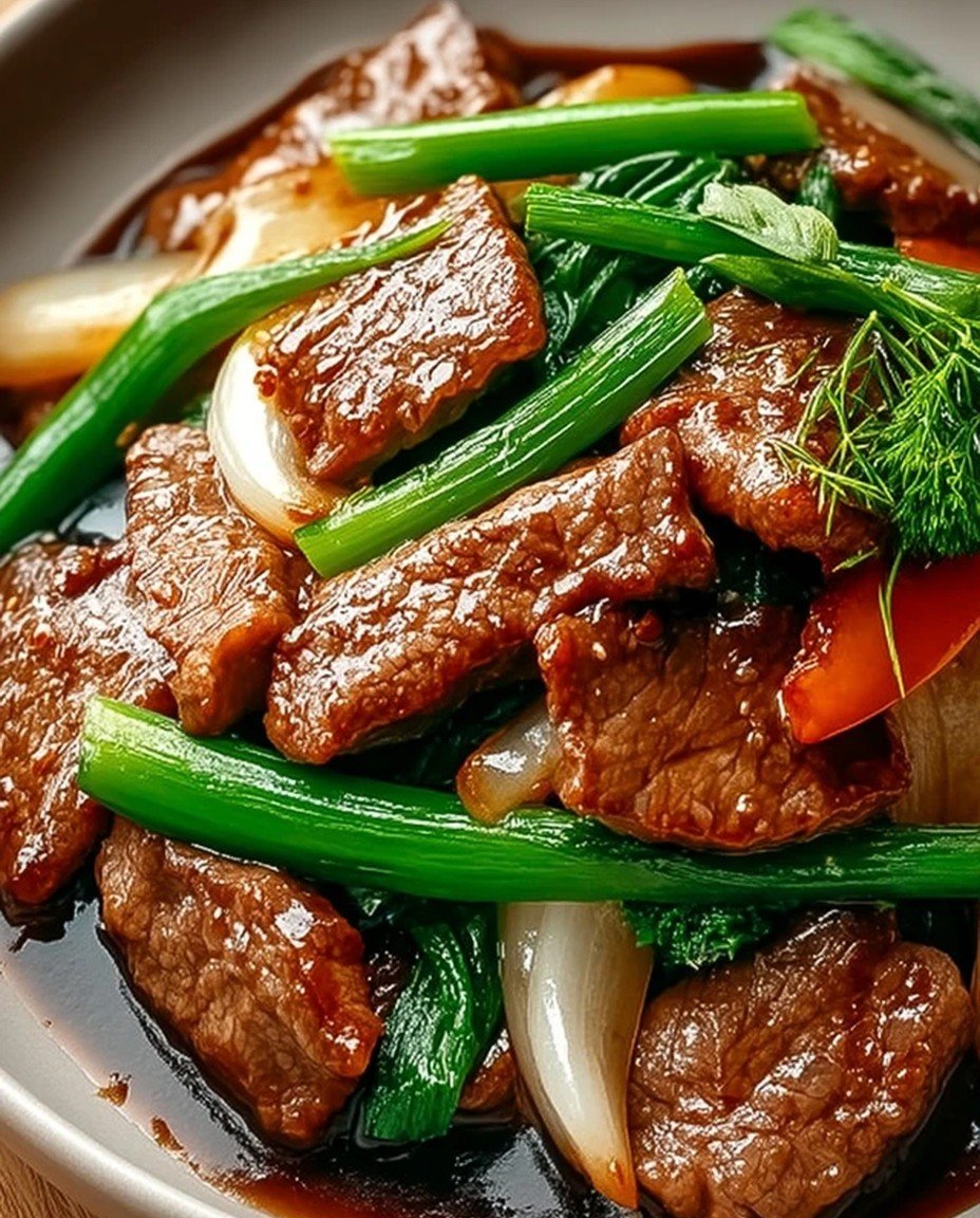 Tasty Chinese Beef Onion Stir Fry image 2