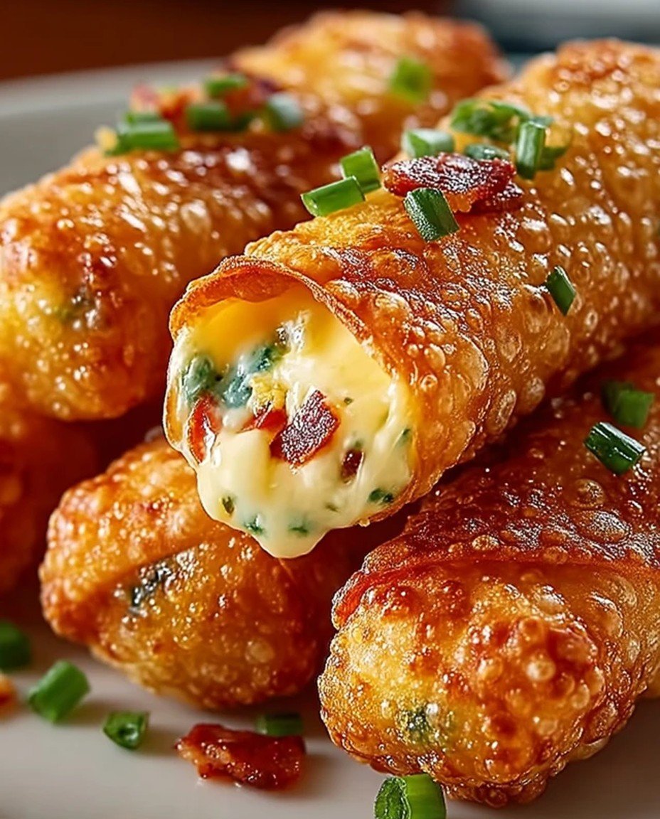 Tasty Finger Food Mini Jalapeno Popper Egg Rolls image 2