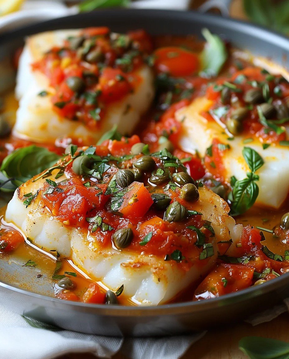 Achtung Suchtgefahr! Kabeljau in Tomaten-Kapern-Sauce: Dein mediterraner Genuss-Moment! image 2