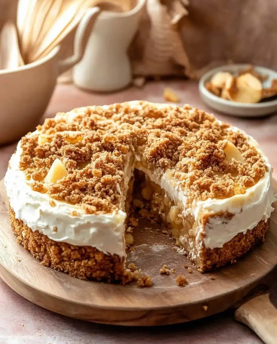 Apfel-Crumble-Käsekuchen: Ein Genuss  den Sie lieben werden! - schnellecker image 2