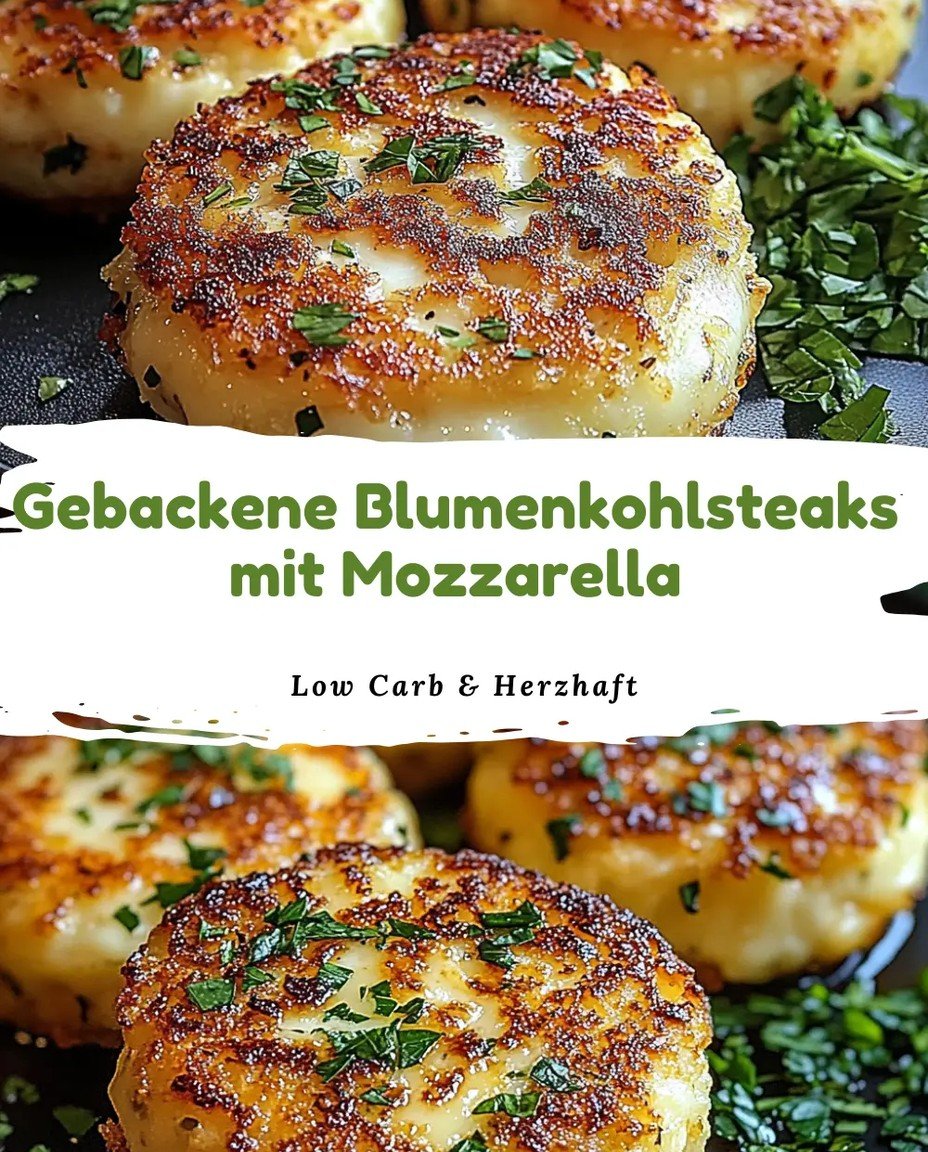 Bezaubernde Mozzarella-Blumenkohlsteaks fürs Abendessen image 2