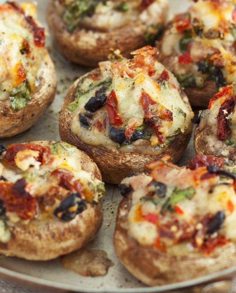 Champignons mit mediterraner Füllung image 2