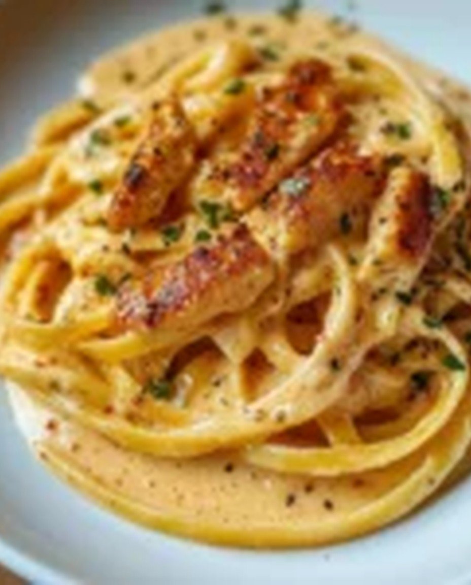 Cremige Hähnchen-Alfredo-Nudeln image 2