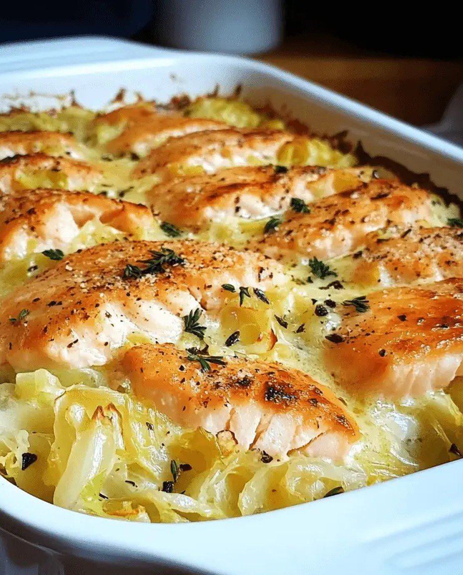 Cremiger Lachs-Spitzkohl-Auflauf – Gesund  Low Carb & Super Lecker! image 2