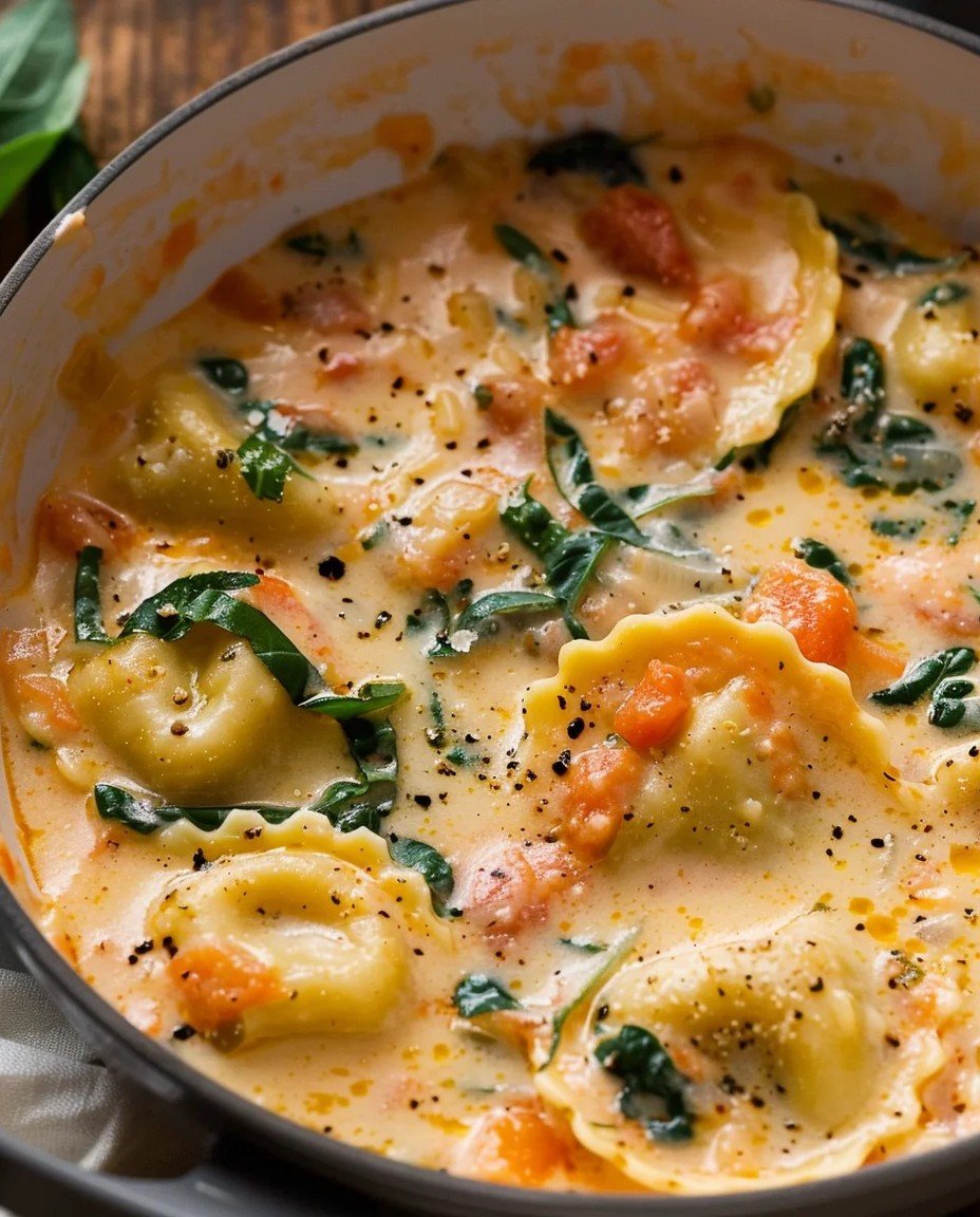 Der Traum auf deinem Löffel: Cremige Toskanische Ravioli-Suppe – Dein neues Lieblings-Komfortessen! image 2