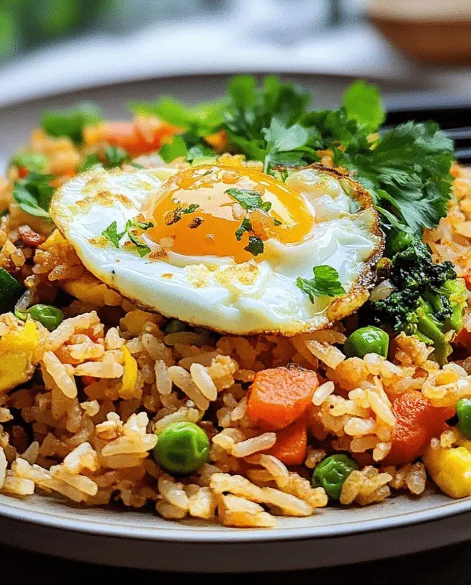 Gebratener Reis mit Gemüse und Ei image 2