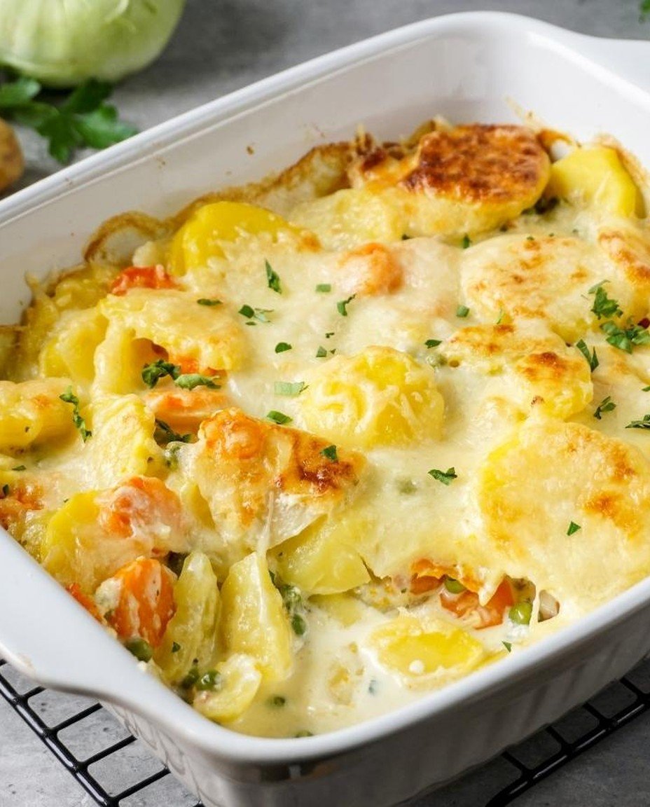 Gefüllte Kartoffeln nach Flammkuchen Art image 2