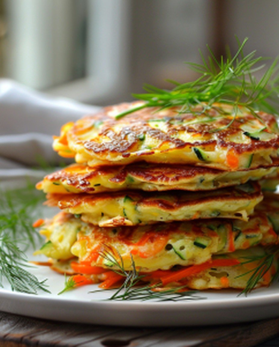 Gemüse-Pfannkuchen zum Abnehmen - mrsfoodie.de image 2