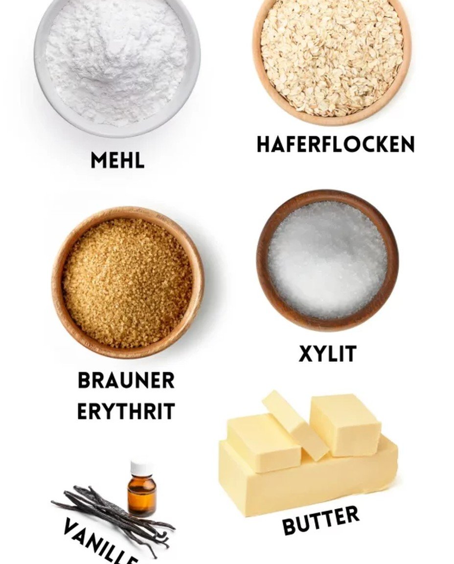 Haferflocken Streusel Low Carb image 2