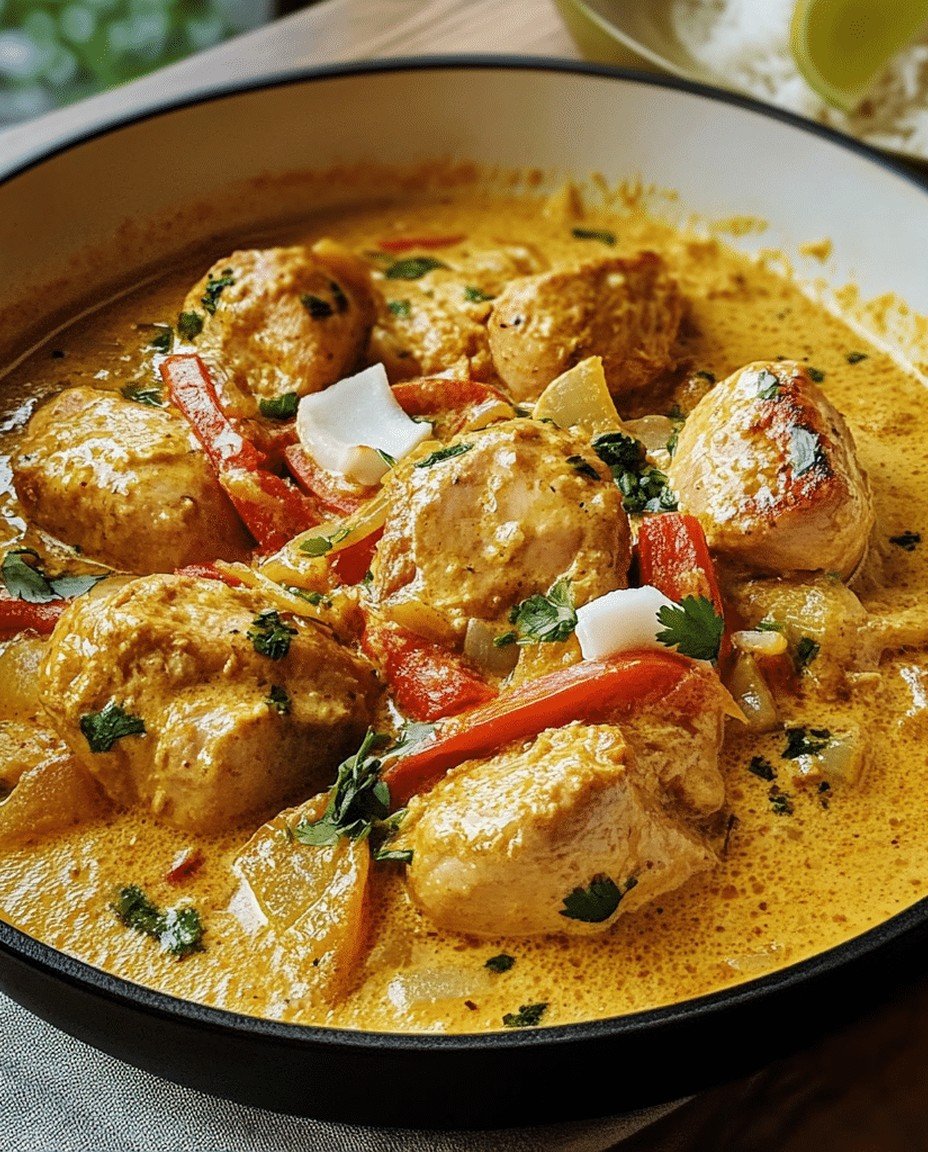 Hähnchen-Pfanne mit Kokosmilch – würzig und cremig image 2