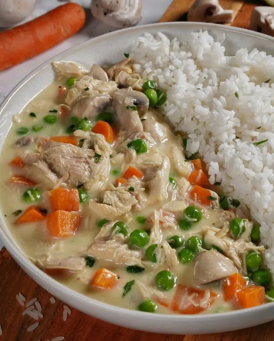 Hühnerfrikassee Rezept - schnell und einfach selber machen - schnell und einfach  wie von Oma image 2