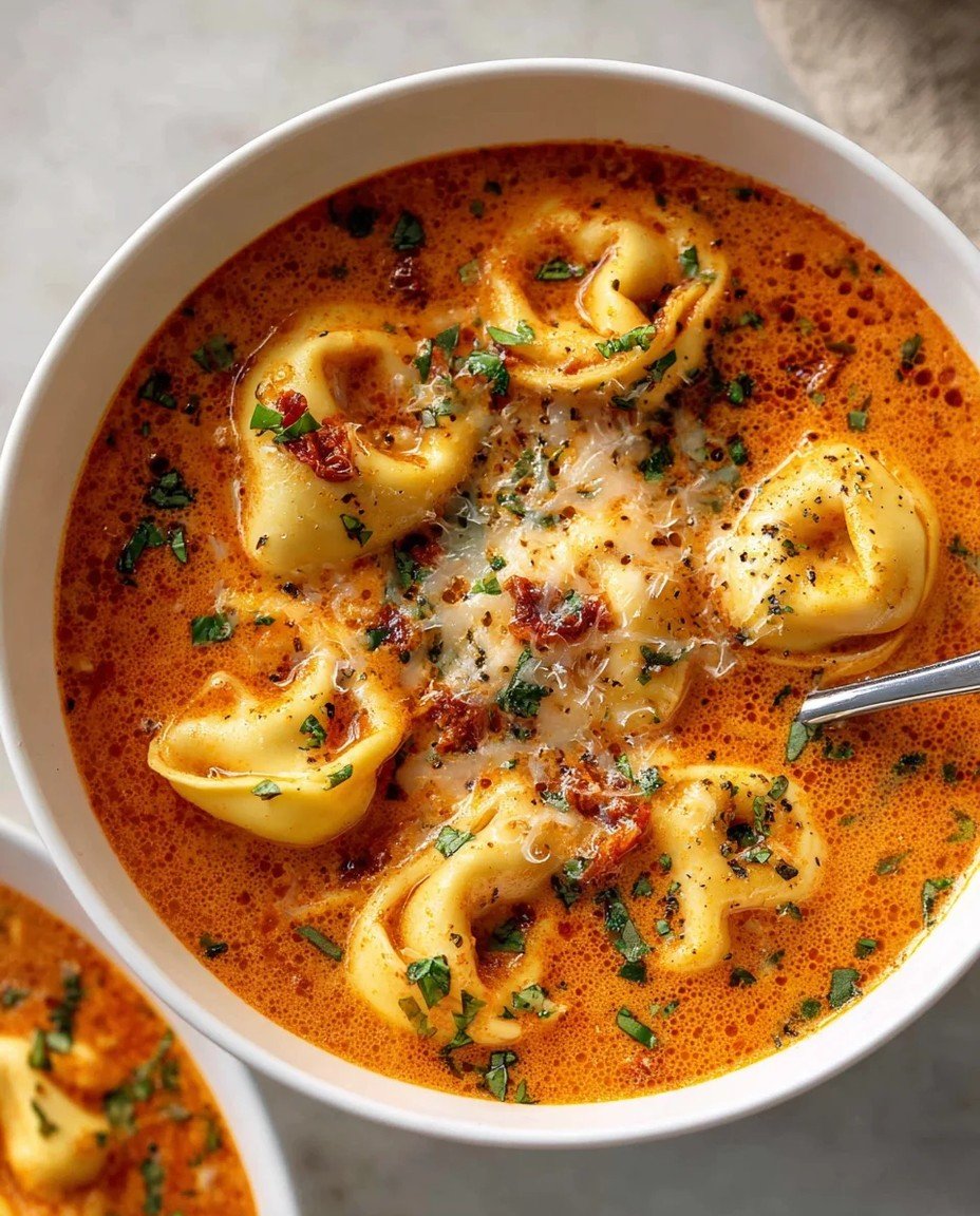 Käse-Tomaten-Tortellini-Suppe: Herzhaft und nahrhaft image 2
