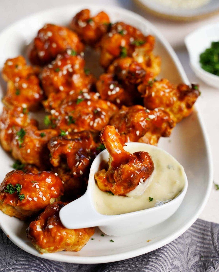 Knusprige Buffalo Blumenkohl Wings image 2