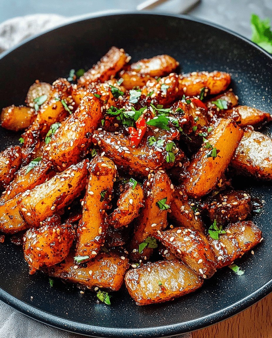 Knusprige Honig-Chili-Kartoffeln – Süß  scharf und unwiderstehlich image 2