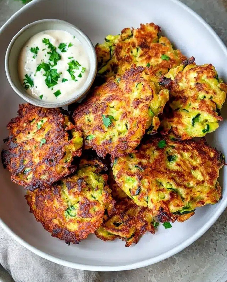 Knusprige Zucchinipuffer – einfach & gesund image 2